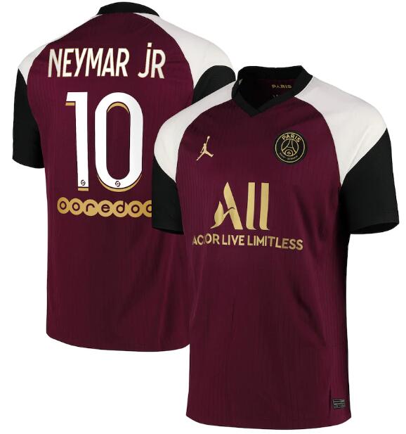 PSG Football Kit Third Soccer Jersey Neymar Jr 10 2020/21